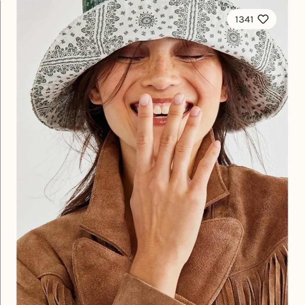 Free People-Orchard Print Bucket Hat